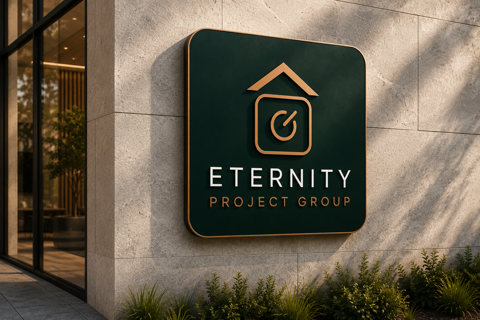 Eternity Project Group facade signage